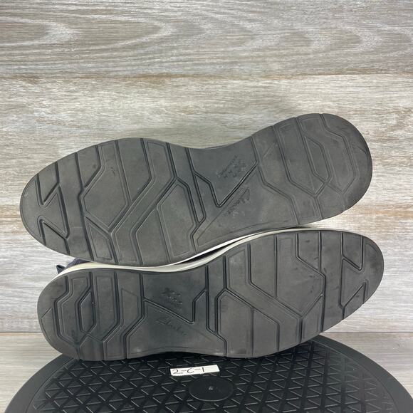 Clarks Mens Chantry Wing Navy Blue Suede Leather Wingtip Oxfords Size 10 - Picture 8 of 8